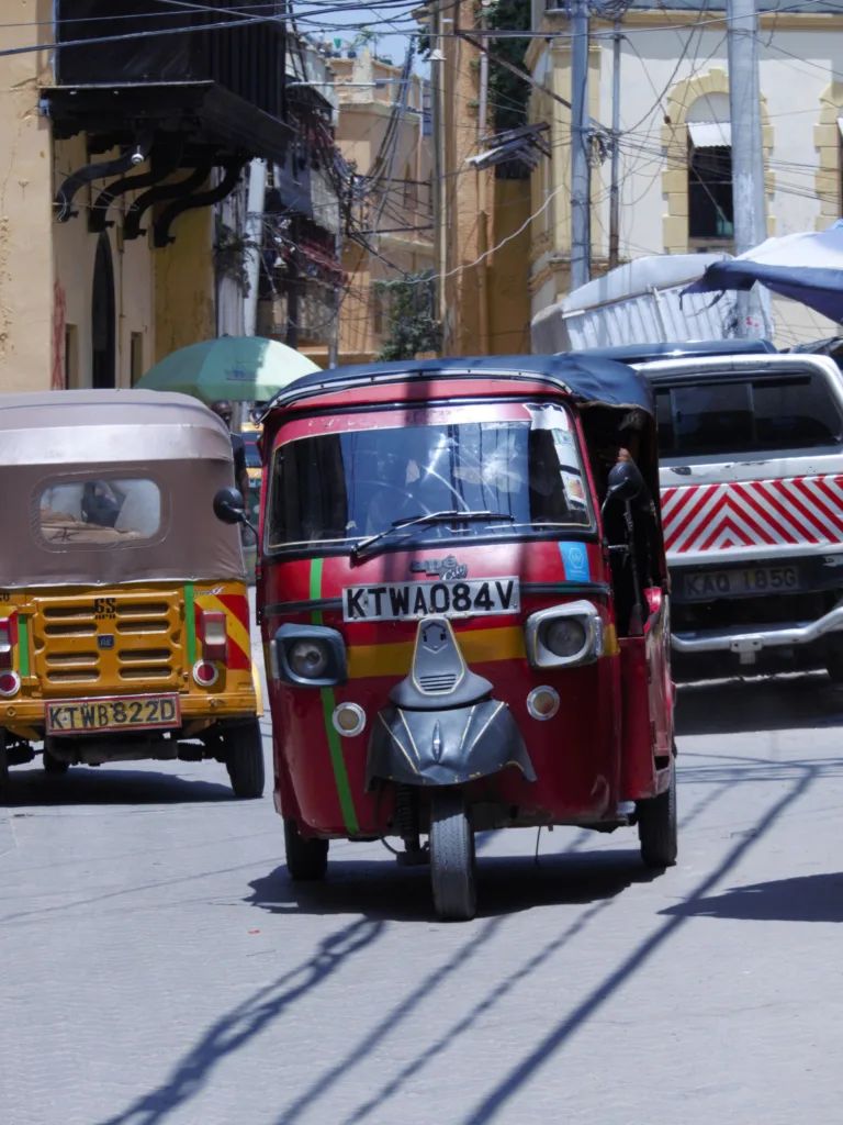 Tuk Tuk in Mombasa town
