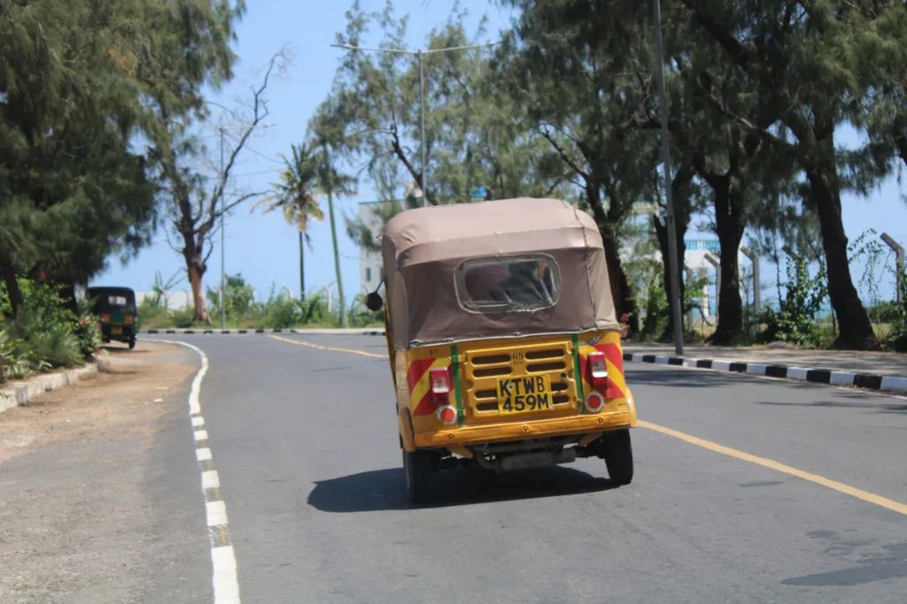 Tuk Tuk at the Kenyan coast