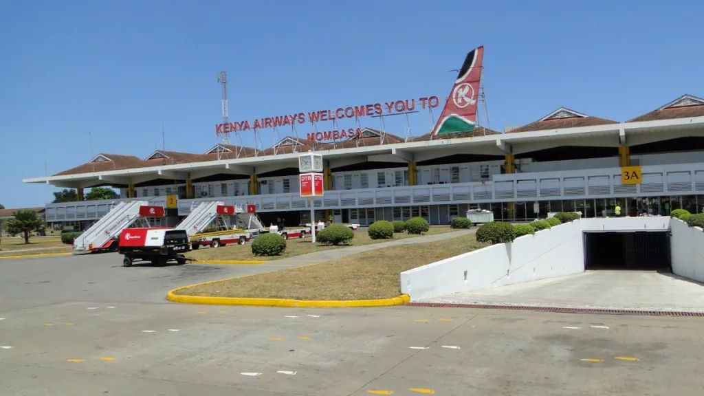 Moi International Airport in Mombasa