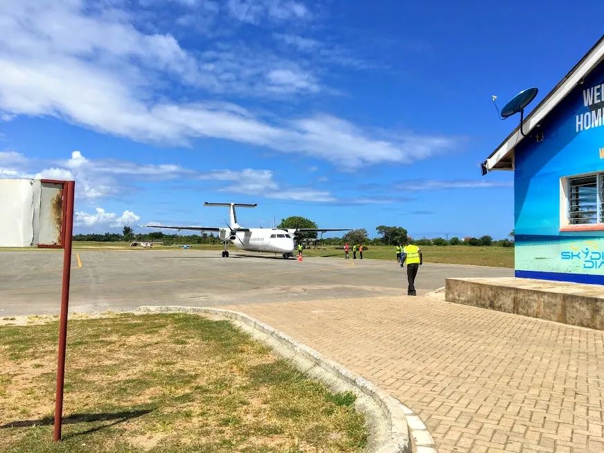 Ukunda Airstrip in Diani Beach
