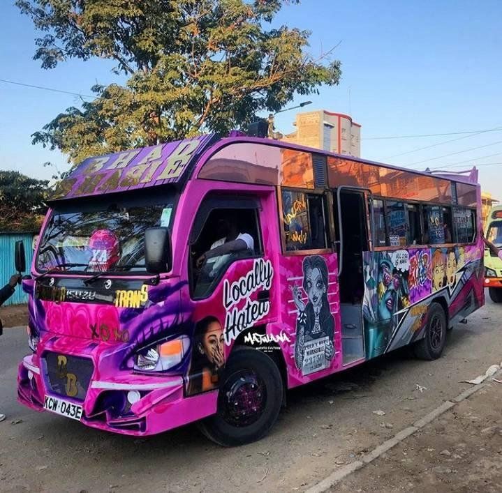 One of the larger Matatu buses